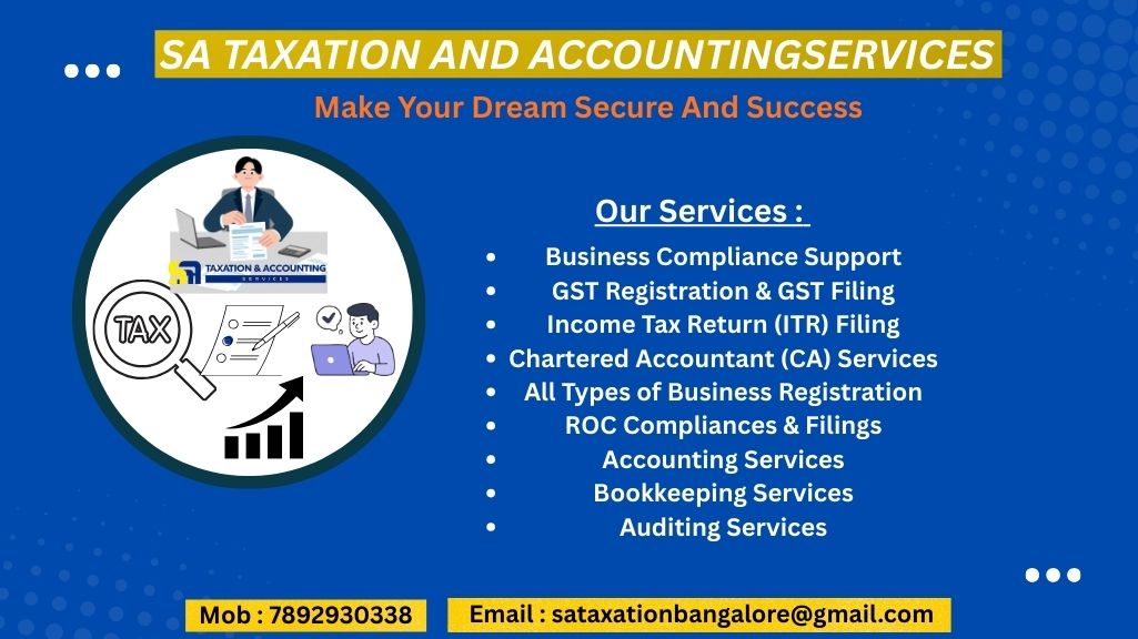 CA Services In Bangalore 
